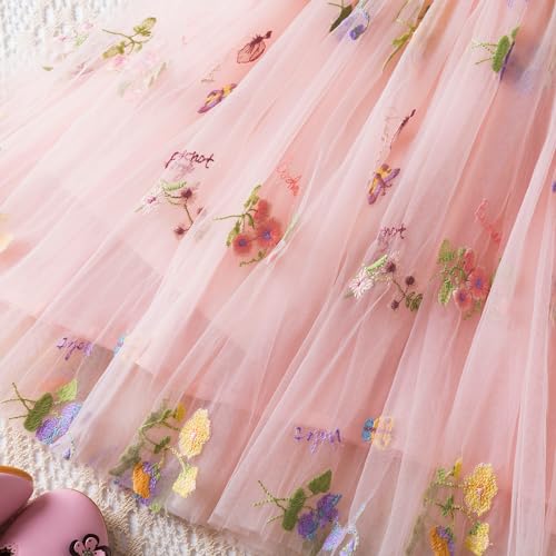 Image of Nileafes Girls Princess Mini Mouse Costume Toddler Birthday Party Fancy Dress Up