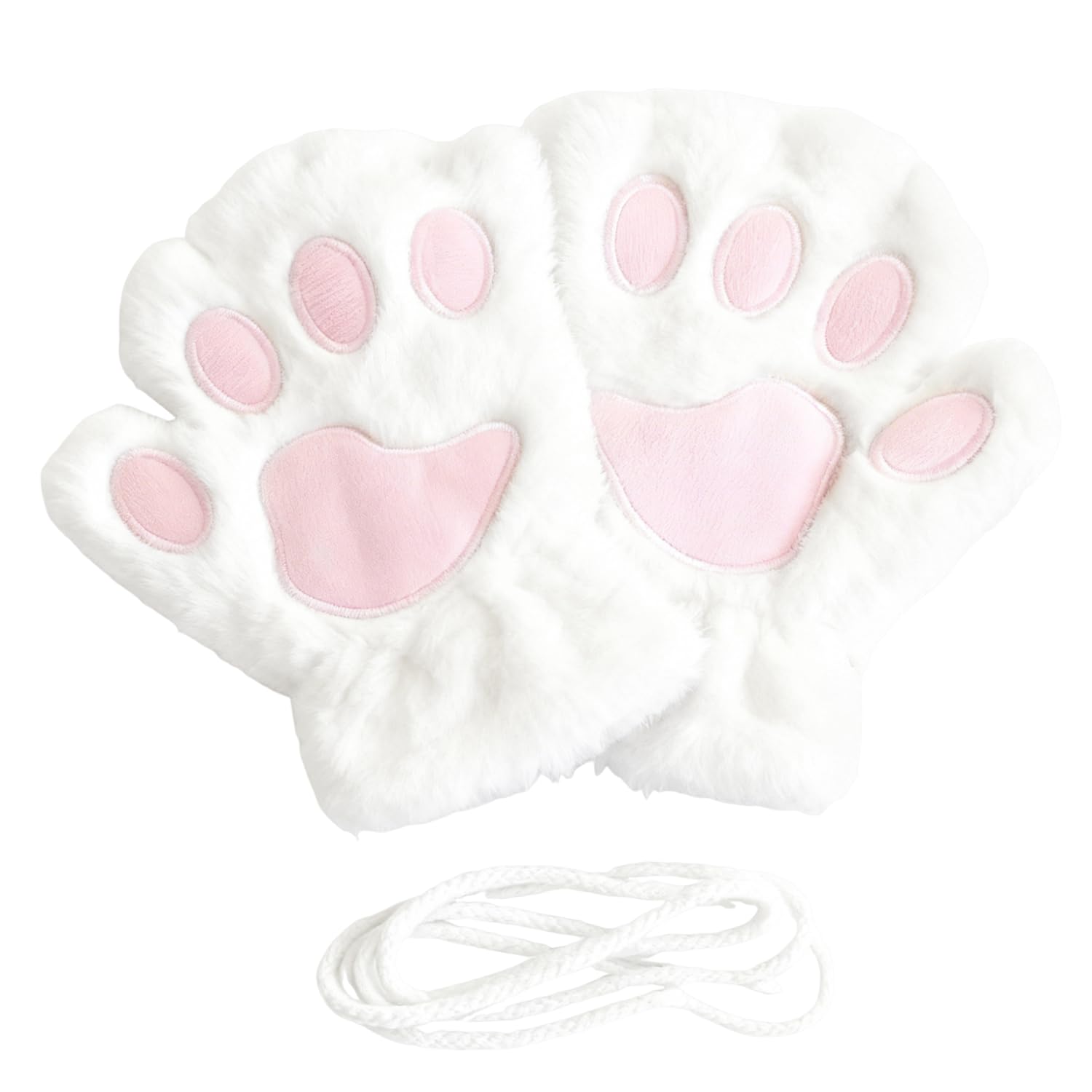 Cat Paw Gloves Soft Plush Warm Comfort for Women Cute Design | Fingerless | Winter Gloves | Cat Lover | Soft & Comfortable Fabric