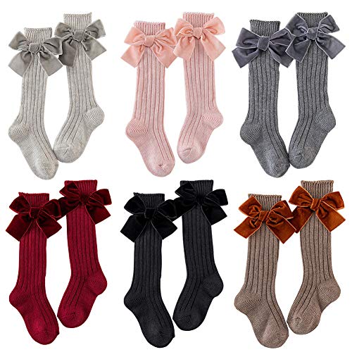 Patzbuch - Calcetines de algodón con volantes para niños de 0 a 8 años