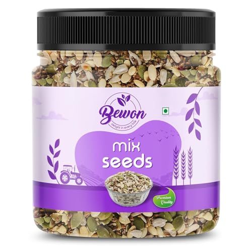 Image of Bewon Mixed Dry Fruits And Mix Seeds Combo Pack | Value Pack 500Gm Each (Total 1kg)