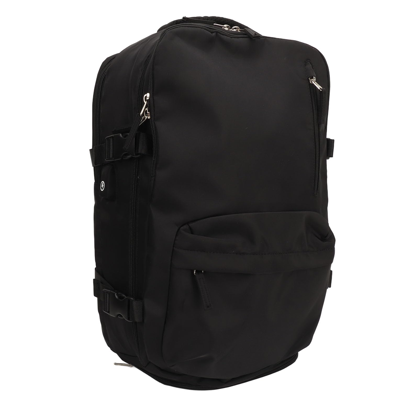 KANASI Zaino da viaggio, leggero, capiente e con scomparti multipli per riporre bagagli e dispositivi elettronici, ideale per le donne. (Nera)