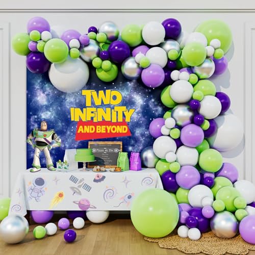 Lista de Toy 2 más recomendados. 41 Beaumode Guirnalda de Arco de Globos Boy Story Verde Morado Kit de Globos para Es un Niño Story Baby Boy Shower Vaquero del Oeste Aventura Espacial Tema Niños Decoraciones de...