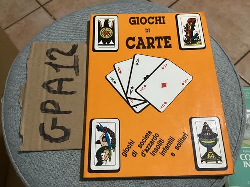  Giochi di Carte, Set di Carte da Gioco Italiane, Include Scopa, Briscola, Tressette, Tema Tradizionale