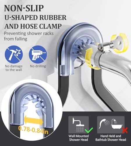 OMAIRA-Shower-Caddy-Hanging-Over-the-Shower-Head-Rustproof-Shower-Organizer-Hanging-with-Soap-Scrub-Holder-Non-Slip-Stainless-Steel-Bathroom-Storage-Rack-Shelves-No-Drilling-Black