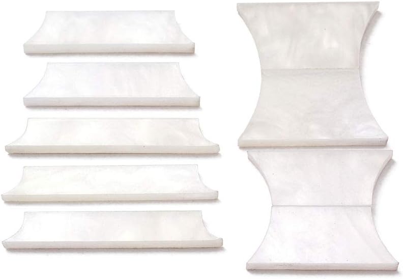 Guitar Fretboard Markers Inlay Stickers Decals for Guitars & Bass Natural White Mother of Pearl Shell Inlay Fingerboard