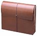 Smead Expansion Wallets, Letter, 3 1/2 Inch, Leather-Like Redrope (71353)