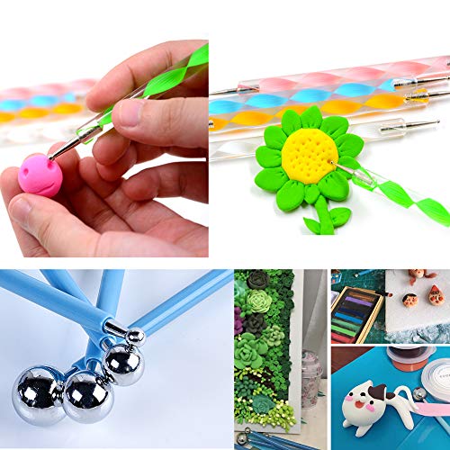 14 Pcs Dotting Tools Ball Styluses With Box, Dotting Tools Set Rock Painting, Pottery Clay Modeling Embossing Nail Art #TOP4