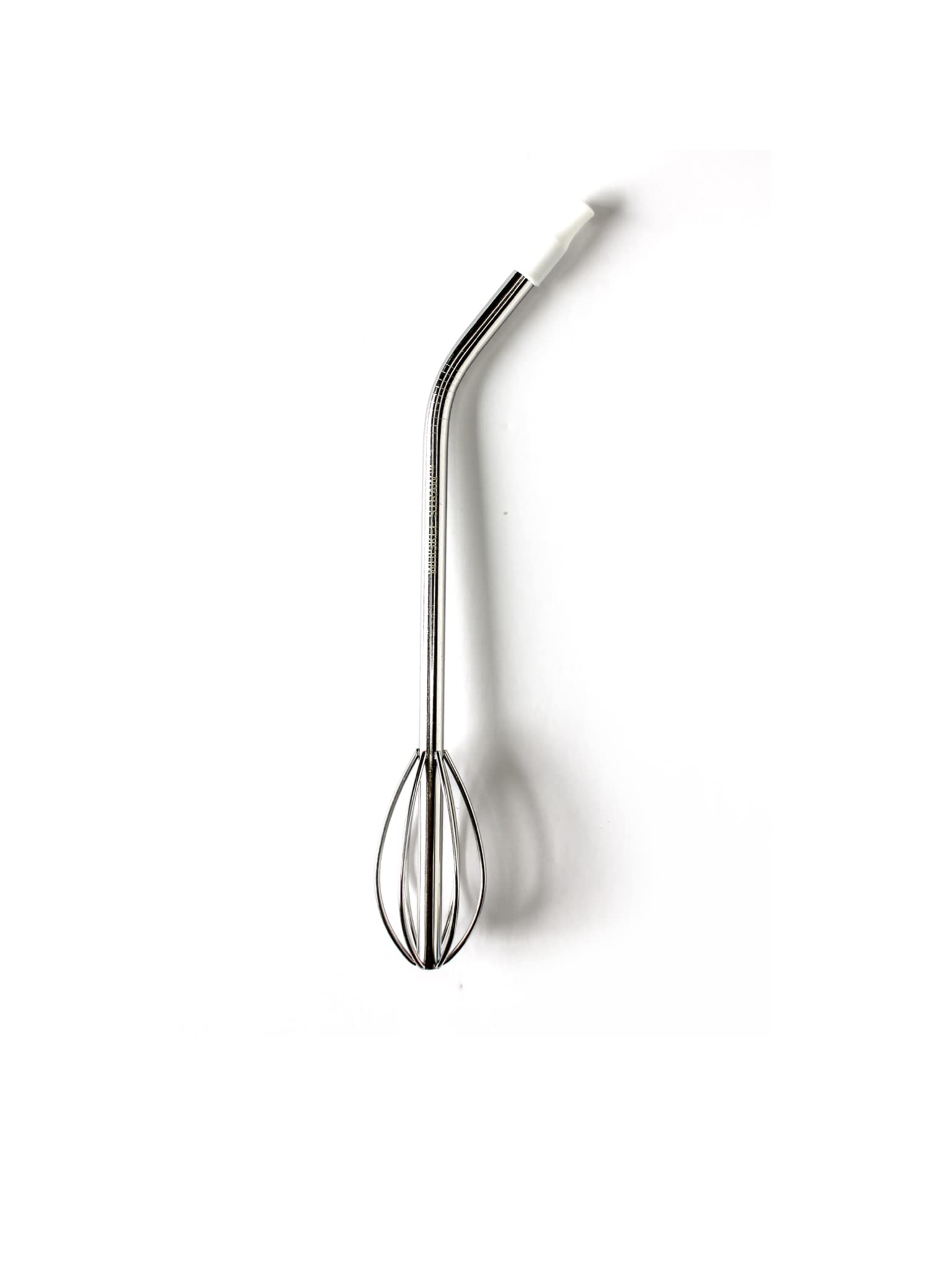 Whiskee Straw Reusable 16oz Stainless Steel Straw with Silicone Tip and Whisk (16oz) - 16oz