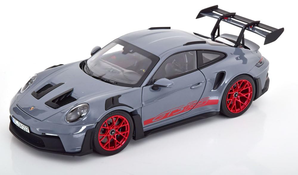 Amazon | norev 1/18 Porsche 911 (992) GT3 RS 2022 グレー ミニカー