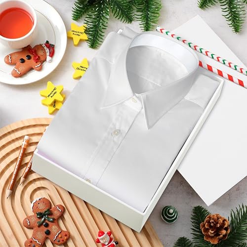 Rsgift White Gift Boxes, 3 Sizes Small Gift Boxes for Men Clothes, Women Apparel, Christmas and Birthdays Wedding, Graduation Packaging, Assorted Sizes(4 Boxes 11", 4 Boxes 14", 4 Boxes 16") - Image 6