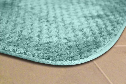 Garland Rug 2-Piece Cabernet Nylon Washable Bathroom Rug Set, Seafoam #TOP5