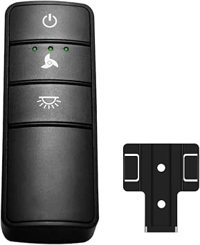 TX028C-S Ceiling Fan Remote Control Replacement for Hampton Bay | Home Decorators Collection Fans Remote TX028C-S, TX028-S, TX028-L,3-Speed,Light Dimming, Dip Switches or Learn Key to Match