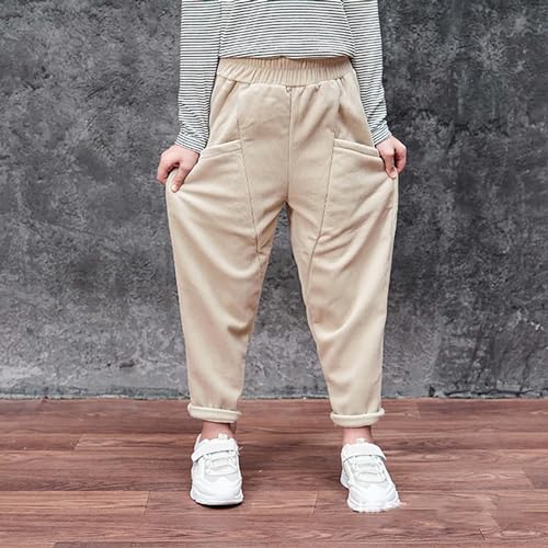 Moonker Toddler Girls Cotton Sweatpants Loose Elastic Waist Athletic Jogging Trousers Winter Warm Comfy 6t2