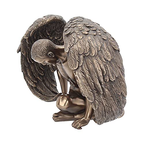 Estatua masculina desnuda Ángel caído miniatura 2