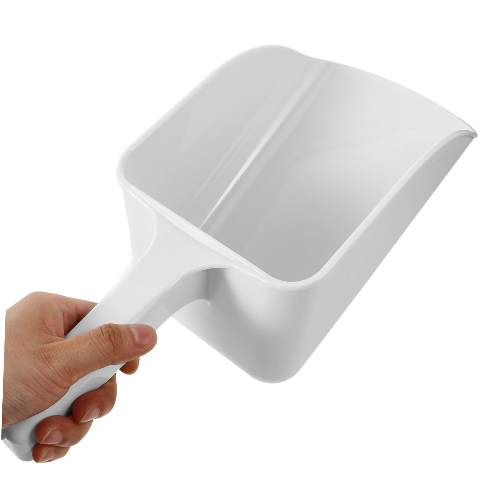 PRETYZOOM 3st Eisschaufel Schaufel Popcornschaufel Scoop Mehlschaufel Bar-eisportionierer Süßigkeiten Schaufel Buffets Schaufel Teelöffel Popcorn-Kugeln Weiß Abs Wiederverwendbar