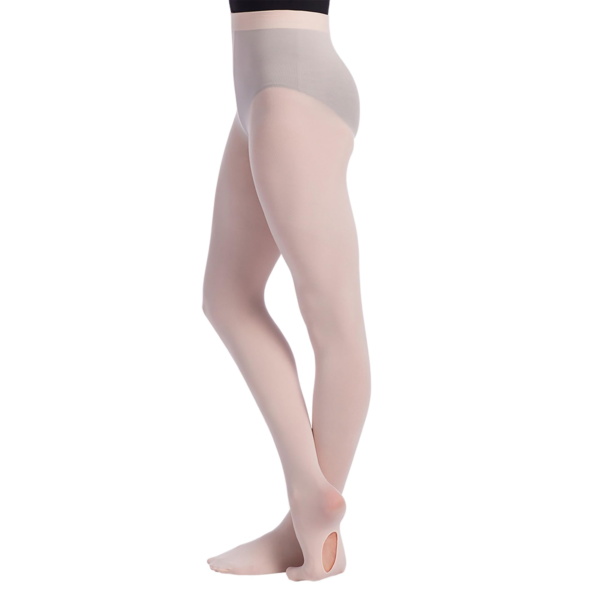 So Danca - Convertible Tights - Ballet Tights, Soft, Made for Performance, Stretchable and Flexible TS82, Theatrical Pink, L-XL