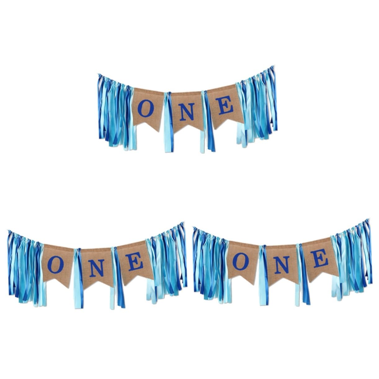 TOPBATHY 3pezzi Banner Decorativo Per Compleanno Lino Con Nastro Decorazione Feste Per Adulti Per Interni Ed Esterni Compleanno e Eventi Speciali