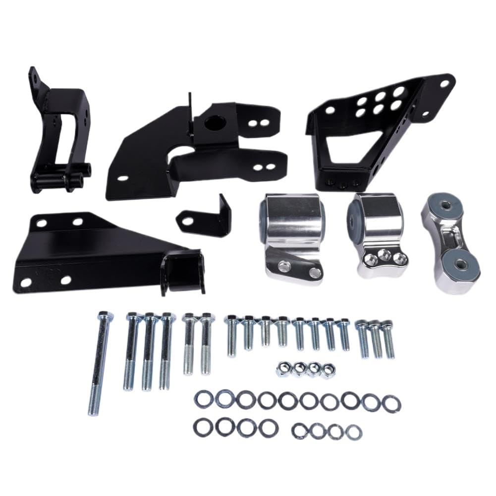 Tatneqwca Onecolor Motor Engine Mounts Swap Kit Compatible With Honda Civic And Crx 1988 1991 For K20 K24 K Series