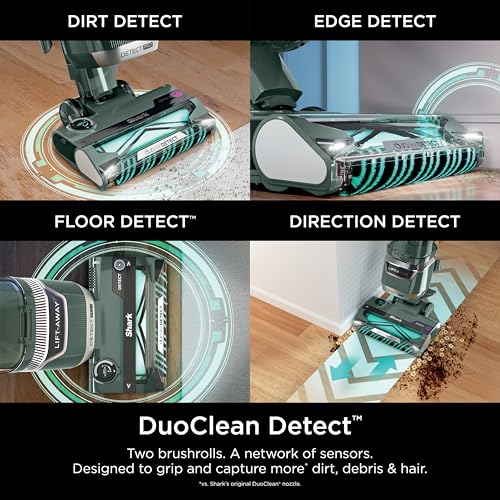 Shark Detect Pro Lift-Away ADV Bagless Upright Vacuum with DuoClean Detect, HEPA Filter, Anti-Allergen, Powerful Suction, and Odor Neutralizer Technology, Evergreen, LA802 - Image 5