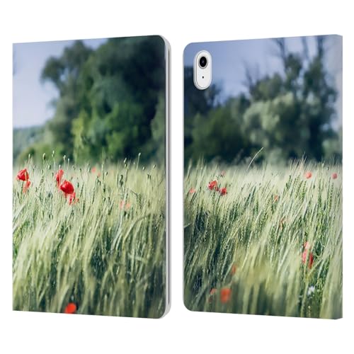 Étui portefeuille en cuir iPad Air 11 Simone Gatterwe housse de protection fleurie de qualité
