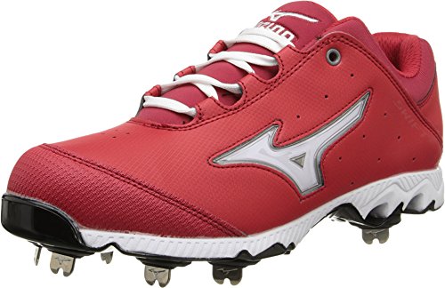Mizuno Women's 9-Spike Swift 3 Switch-W, Red/White, 5 M US