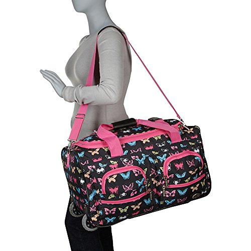 Rockland-Rolling-Duffel-Bag-Black-22-Inch