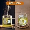 MAEDA-EN NAKED GREEN Organic Genmai-cha with Matcha 12 Tea Bags Hot or Cold Drink Green Tea Japanese Origin Individually Wrapped Teabags 08202 1pk