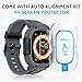 amBand Bands Case Screen Protector Compatible with Apple Watch Ultra 3/2/1 49mm, M1 Sport Series Rugged Cover Strap and 9H Tempered Glass Film, Protective Bumper for iWatch 49 mm Men Gray