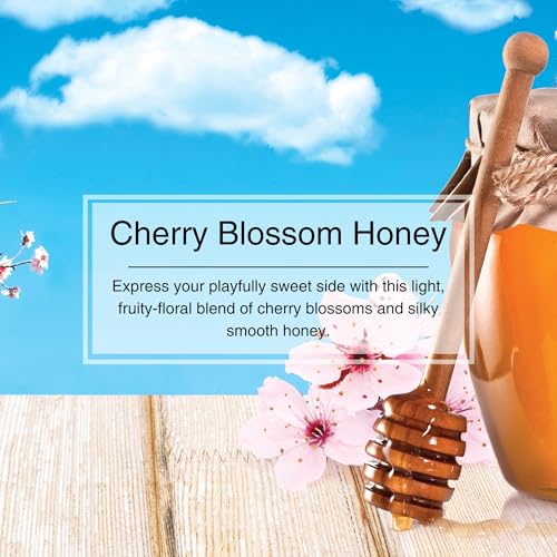 Image of Little Trees Cherry Blossom Honey Air Freshener | Fruity Floral Fragrance | Iconic Tree Hanging Design | For Car, Home, Wardrobe | Imported from USA