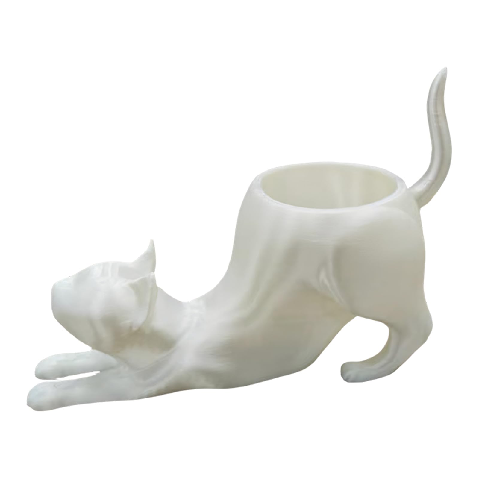 Msioytog Fleshy Plant Container Kitten Planter Flowerpot Ornament for Fleshy Plant Cactuses for Home Balcony Planter for Indoor Garden Desk Decoration