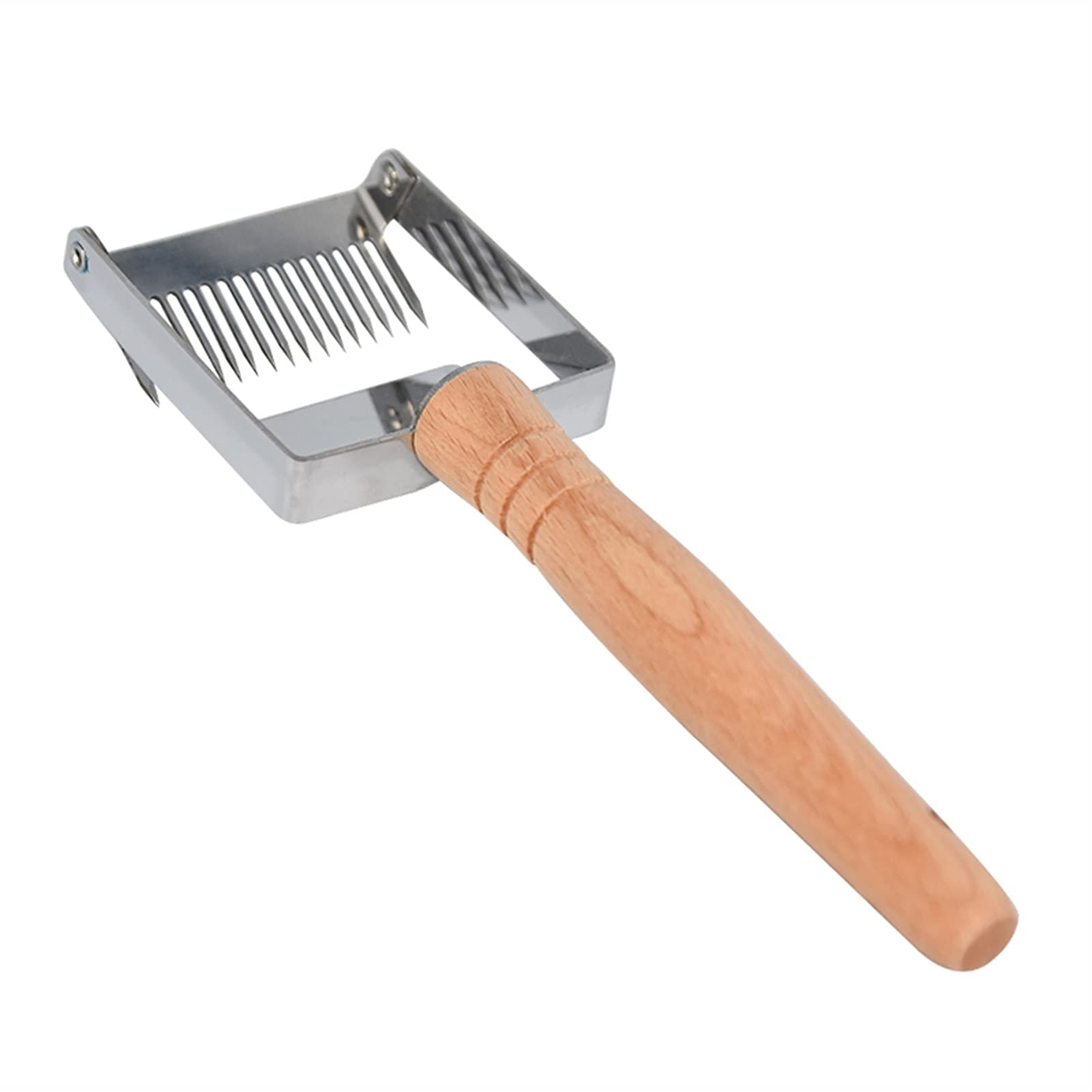 Imkerei-Werkzeuge, Entdeckelungsschaber, Honigwabenschaber, Holzgriff, Bienenzucht, Entdeckelungsgabel, Ausrüstung, 5 Stück