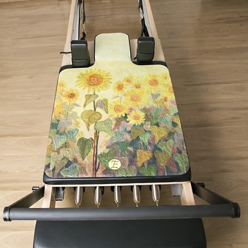 Toalha de tapete de Pilates Reformer com ombros, tapete Reformer, tapete reformador antiderrapante,