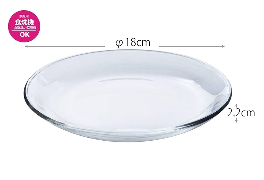 ガラス　お皿 Amazon.co.jp: 東洋佐々木ガラス お皿 アルファ プレート 18