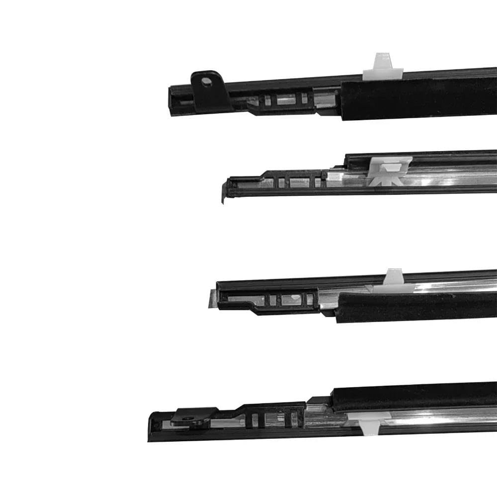Striscia Tenuta Portiera Guarnizione Finestrini Modanatura Esterna Portiera Laterale Cinghia Tenuta Per Land Per Cruiser LC80 FZJ80 LX450 75710-60021 1990-1998 Guarnizioni(Nero)