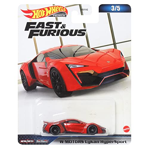 Hot Wheels Fast & Furious Set 5 Autos 1:64 miniatura 3
