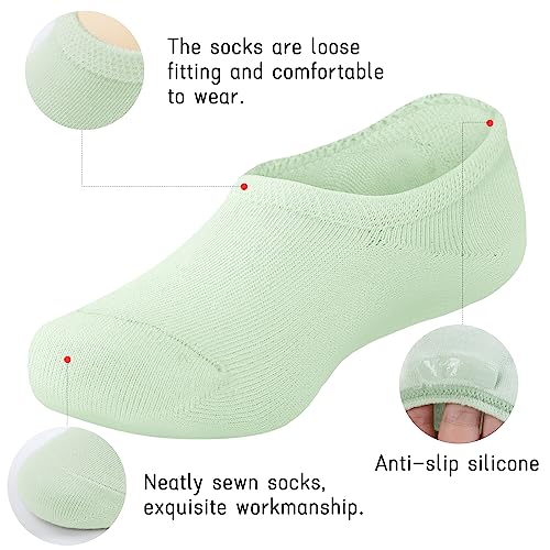Witwot 10 Pairs No Show Socks for Kids Girls Boys Non Slip Low Cut Ankle Socks4