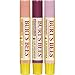 Burt's Bees Kissable Color Holiday Gift Set, 3 Lip Shimmers in Gift Box - Cool Collection in Watermelon, Apricot and Grapefruit