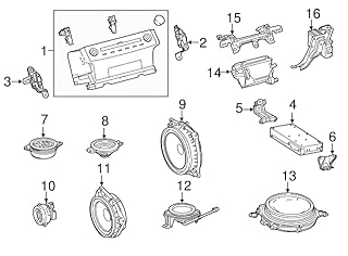 Genuine Lexus 86160-0WX30 Speaker
