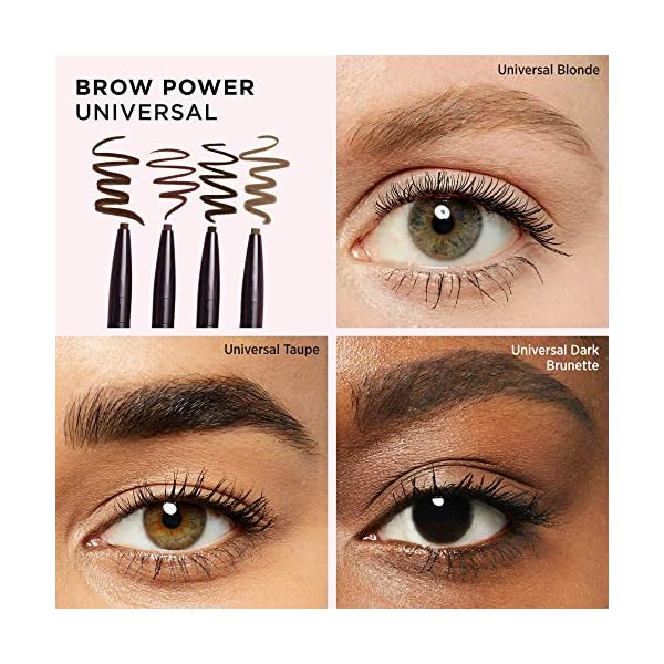 IT-Cosmetics-Brow-Power-Universal-Taupe-Universal-Eyebrow-Pencil-Mimics-the-Look-of-Real-Hair-Budge-Proof-Formula-With-Biotin-Saw-Palmetto-Antioxidants-00056-oz IT Cosmetics Brow Power Eyebrow Pencil - Universal Shades - Long-Lasting, Budge-Proof Formula - With Biotin - Natural-Looking Brows - Built-in Spoolie Brush