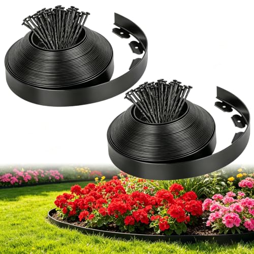 FunFanso 2 in Tall 66FT Landscape Edging Border with...