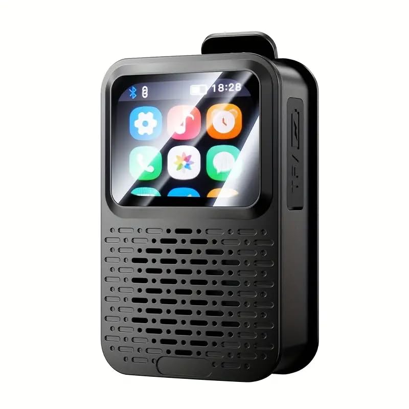 E I F E R Portable Bluetooth Speakers, Smart LED Touch Screen Speaker with Bluetooth 5.4, IPX5 Waterproof, 40mm Sound Unit, Multi-Function Display Wearable Speaker-image-37