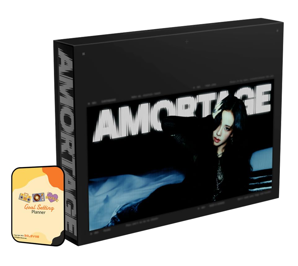 JISOO (BLACKPINK) AMORTAGE Album [BLACK Ver (EXCLUSIVE EDITION)]+Pre Order Benefits+BolsVos Exclusive K-POP Inspired Digital Merches