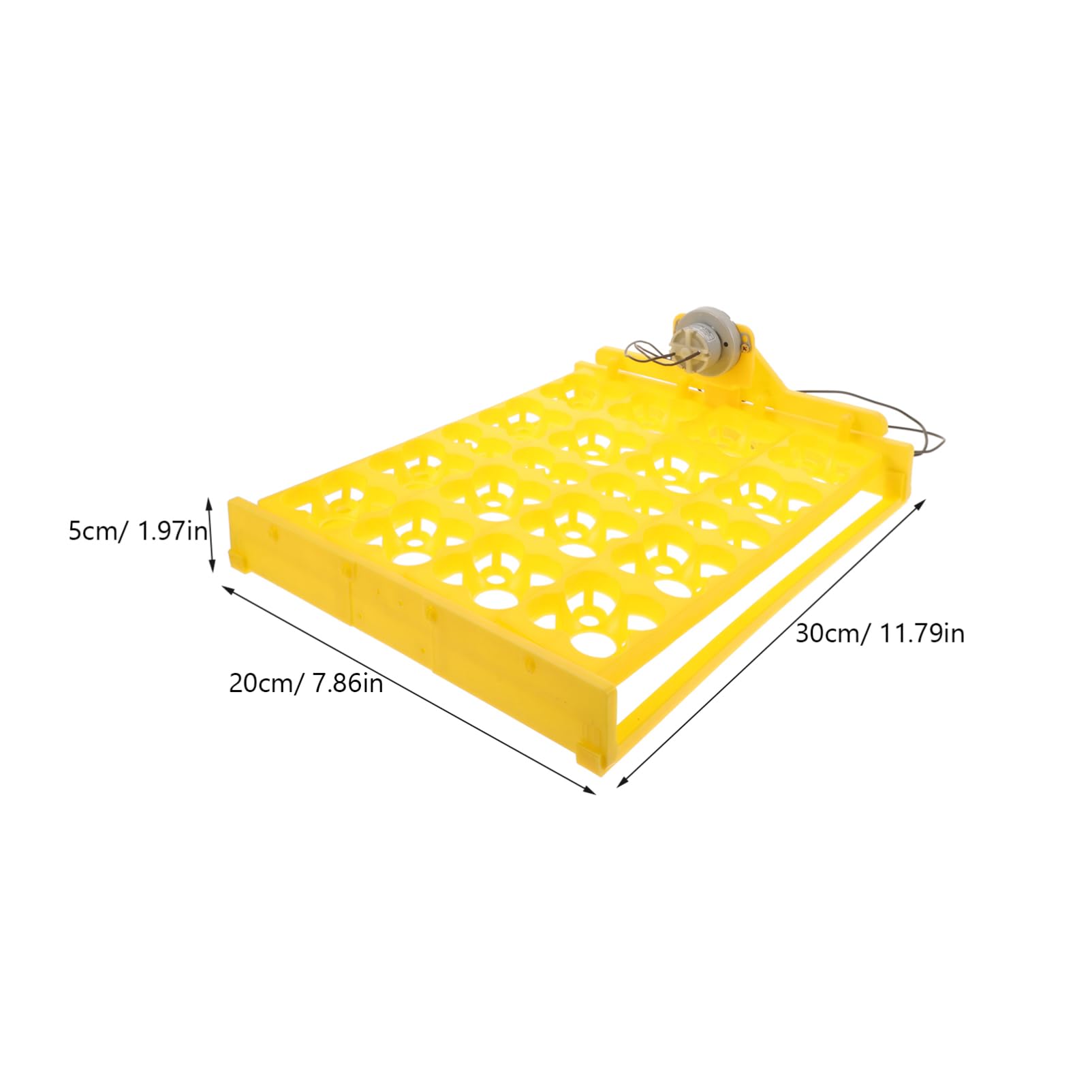 ibasenice Bandeja de Incubación Automática 16 Piezas de Plástico Reutilizable y Estable para Huevos de Codorniz y Pavo para Uso Doméstico en Incubadoras