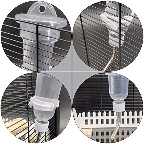 Balacoo 1 Conjunto de Hamster Pino de Disparo Automático Waterer Waterer Garrafa De Nenhum Gotejamen