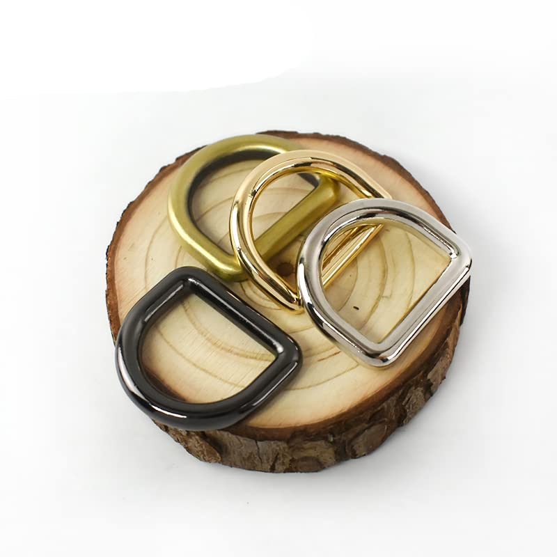 Fibbie Metallo per Borse 38mm,15 Pezzi Accessori Borse Fai da te,Anello