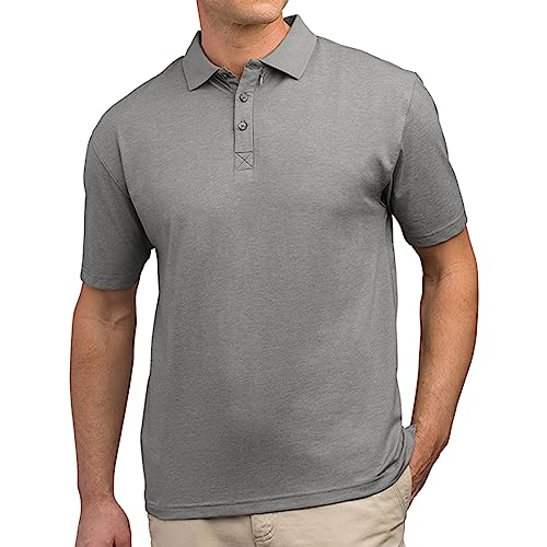 SCOTTeVEST Polo Shirt for Men - 3 Hidden Pockets - Breathable Moisture Wicking T-Shirt for Travel & More