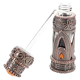 Un look vintage élégant : le design rétro de ce flacon d’huile essentielle apporte une touche de sophistication à votre collection de parfums. flacons d’huiles essentielles rétro, flacons de parfum de dubaï