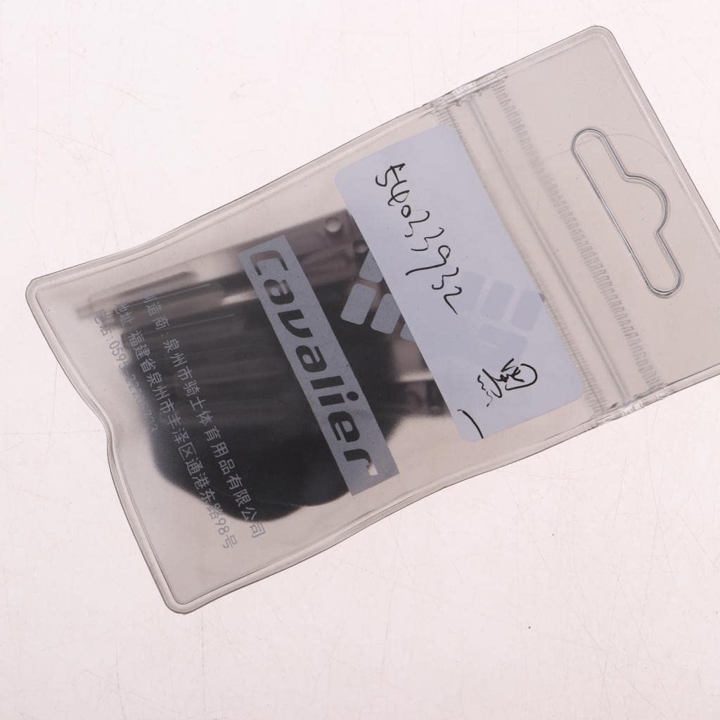 CALANDIS® 6pcs 2BA Thread Dart Shafts with Tails Darts Flights Replacement Black