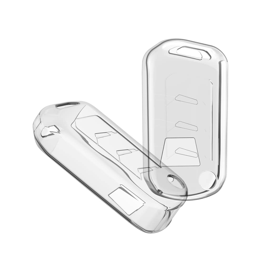 Clear Tpu Car Key Cover Compatible For Mahindra : Marazzo, Tuv300 Plus, Scorpio, Thar 2020, Xuv700, Xuv300, Bolero 2020, Xuv400, Scorpio-N Flip Key