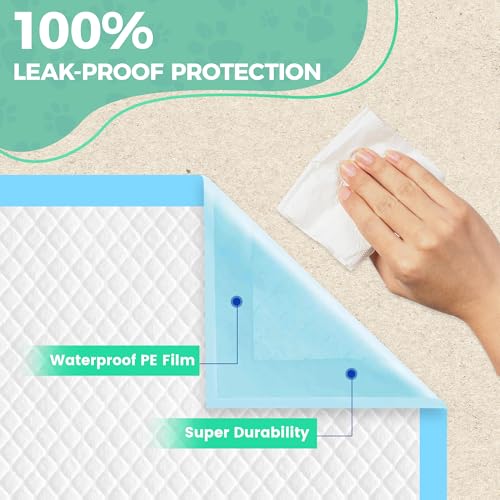 Image of 50 Count Dog Pee Pads Extra Large- 28 inch x 34 inch, Super Absorbent Leak-Proof XL Puppy Pads 50 Pack Quick-Dry XLarge Disposable Pet Potty Training Pads for Dogs, Puppies, Doggie